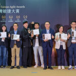 「年度敏捷組織」得獎者(左起：Circles、凱基人壽、昇新科技、華南銀行、炬識科技、奇美醫院)
